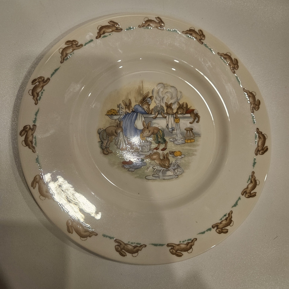 Royal Doulton Bunny Motif Plate